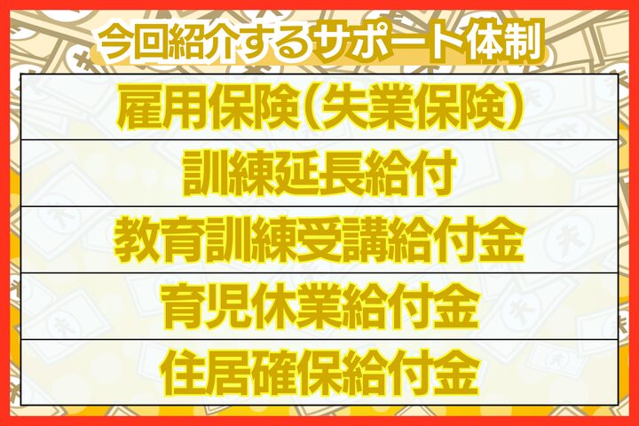 今回紹介するサポート体制